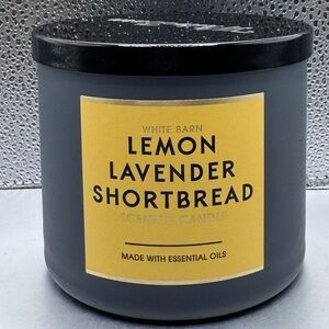 Bath & Body Works Lemon Lavender Shortbread 3 Wick Candle
